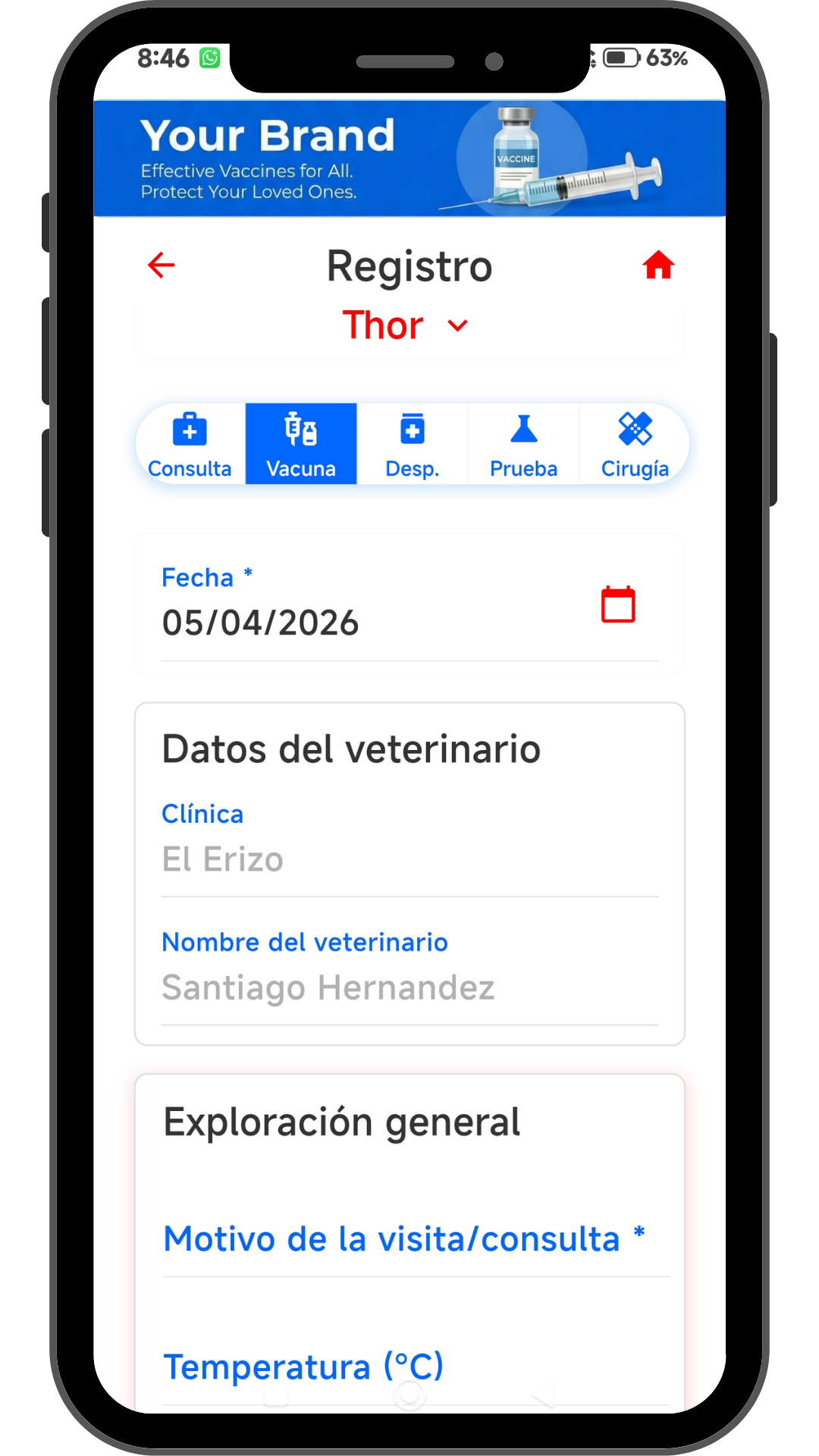 Banner especializado en celular