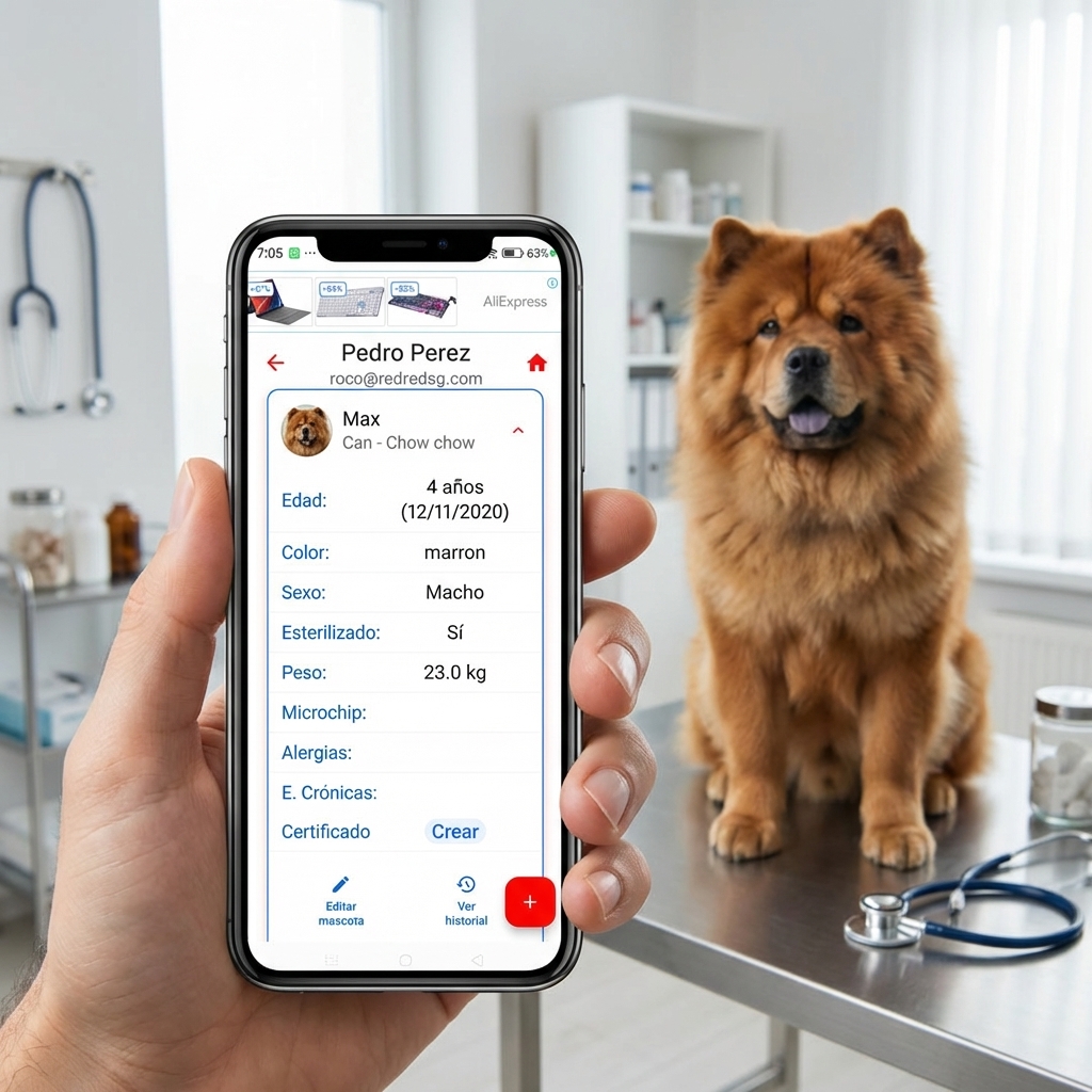 Ficha de mascota RedVet